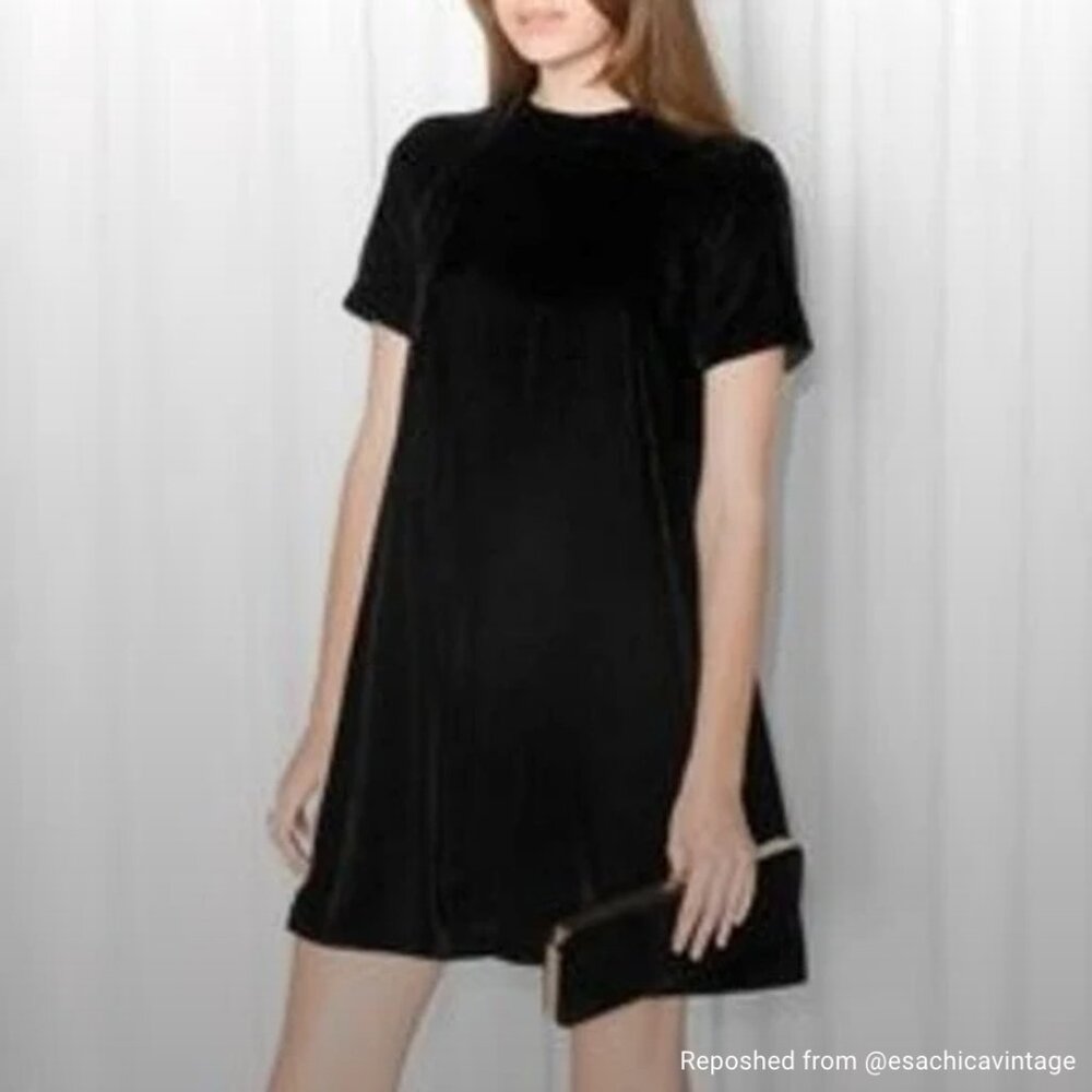 NWOT - & Other Stories A-line Velvet Dress - Size 0